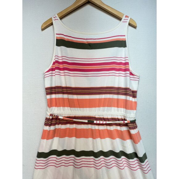 Old Navy Womens Sleeveless Chevron Striped Maxi Dress Size 1X Multicolor Summer - Picture 10 of 13